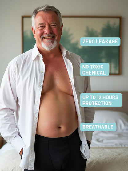 Ultra Absorbent Incontinence Boxer Briefs