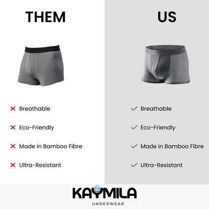 Bamboo Fibre Boxer Shorts - For All-Day Comfort
