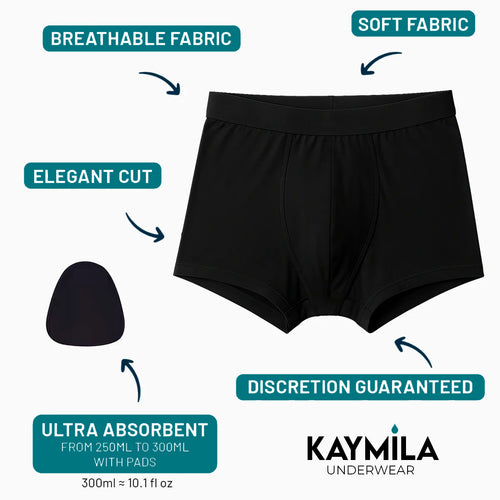 Ultra Absorbent Incontinence Boxer Briefs