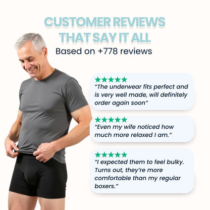 Ultra Absorbent Incontinence Boxer Briefs